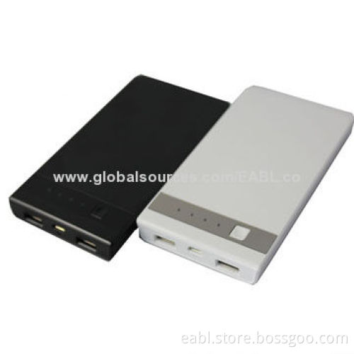 Power banks for smartphone 10,000mAh high-capacity, dual-output